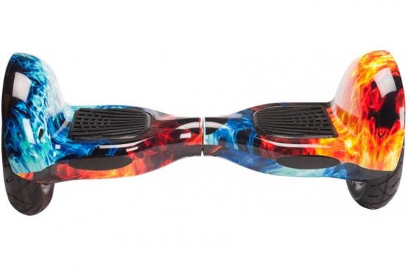 Гироскутер Smart Balance Wheel SUV 10.5 Premium с колонками + самобалансир красно-голубой огонь