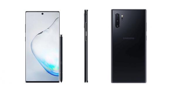 Смартфон Samsung Galaxy Note 10+ 256 ГБ черный