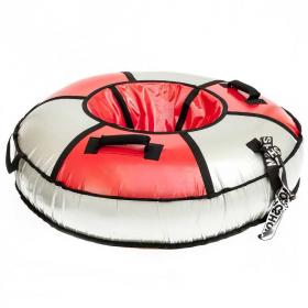 Тюбинг Snow Show "Элит" 105 см красный/серебро