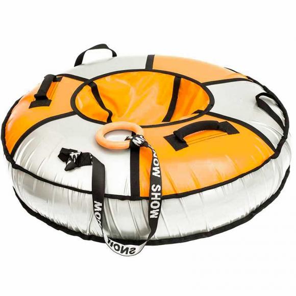 Тюбинг Snow Show Элит 120 см оранжевый/серебро